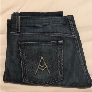 7 for all Mankind A pocket jeans, dark wash.